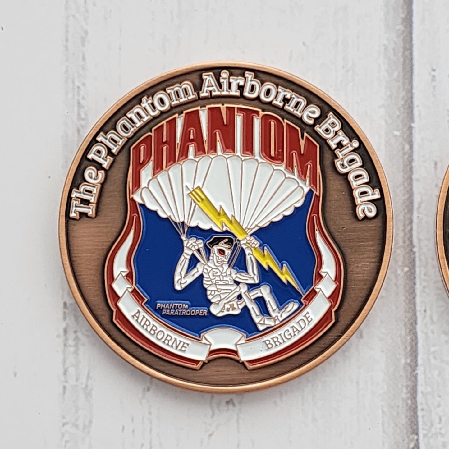 Phantom Airborne Brigade 173rd Airborne Challange Coin