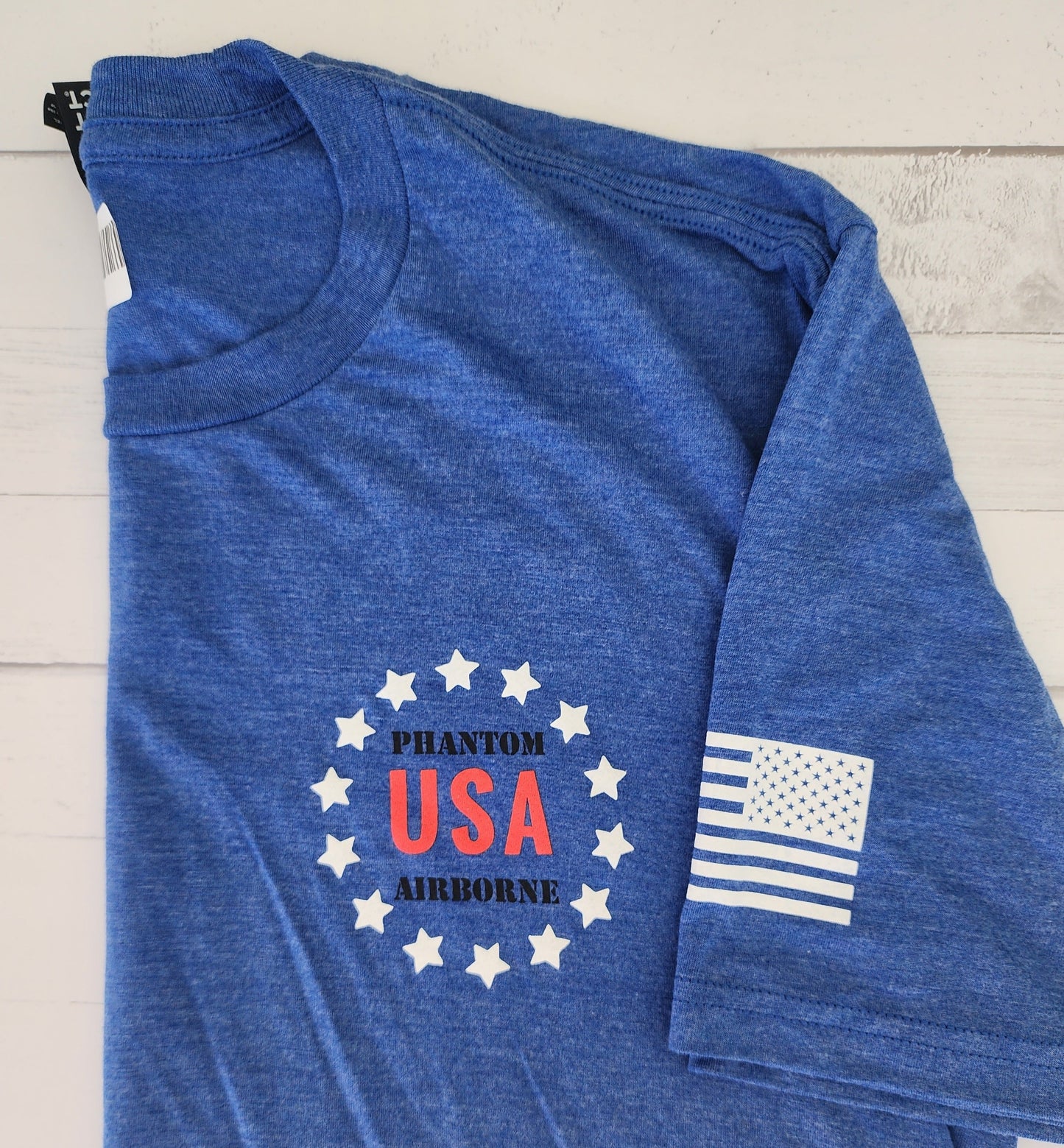 Red, White & Blue Phantom Airborne Brigade Shirt