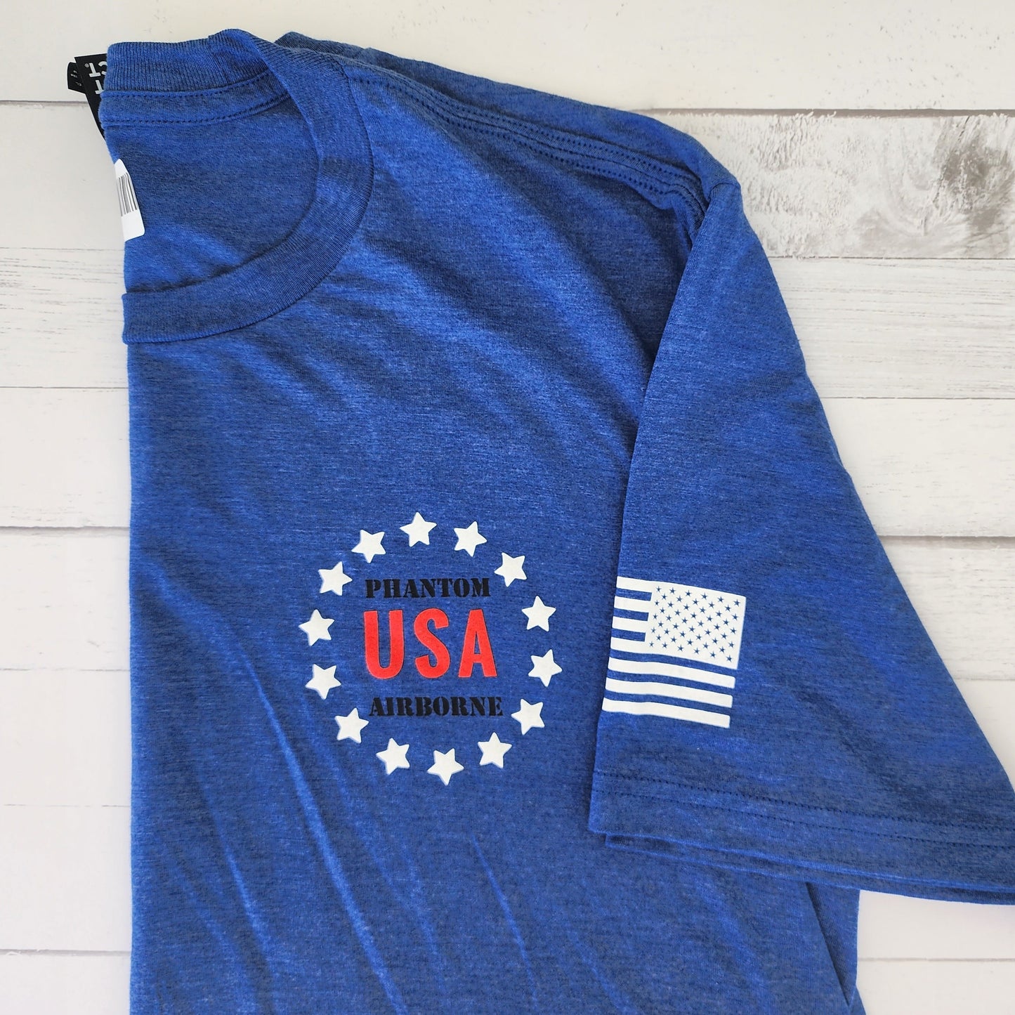 Red, White & Blue Phantom Airborne Brigade Shirt