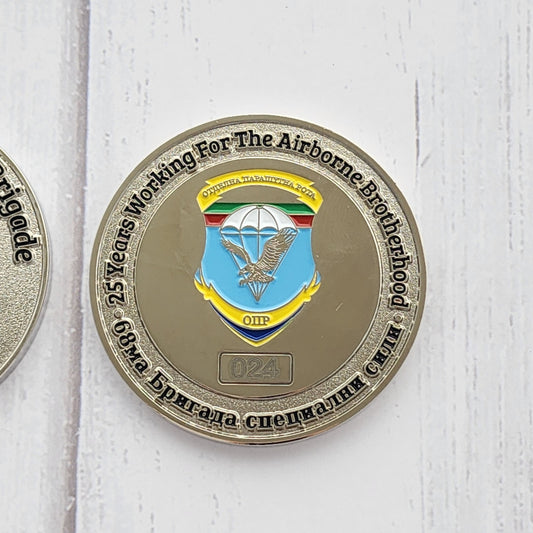 Phantom Airborne Brigade Bulgarian Challange Coin