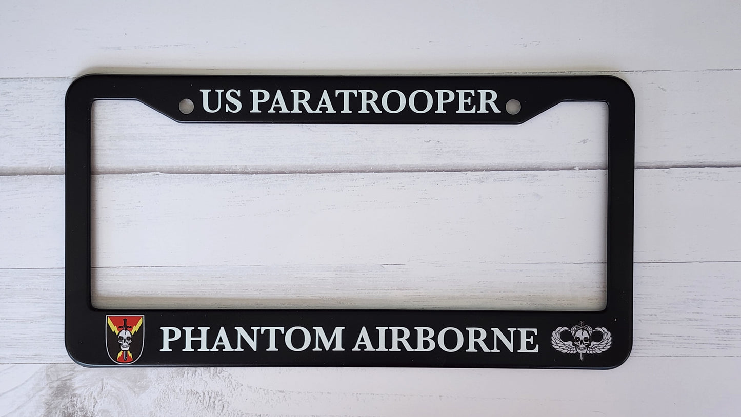 Phantom Airborne License Plate Frame