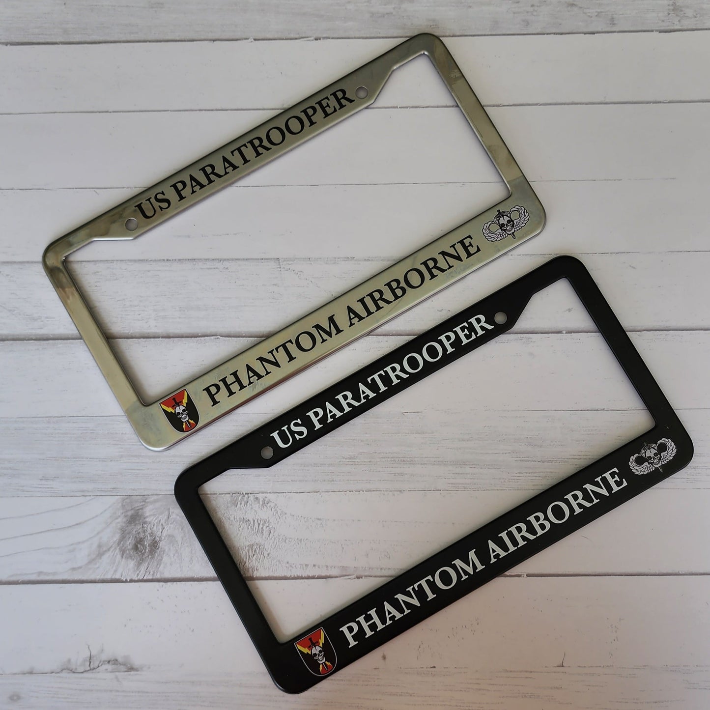 Phantom Airborne License Plate Frame