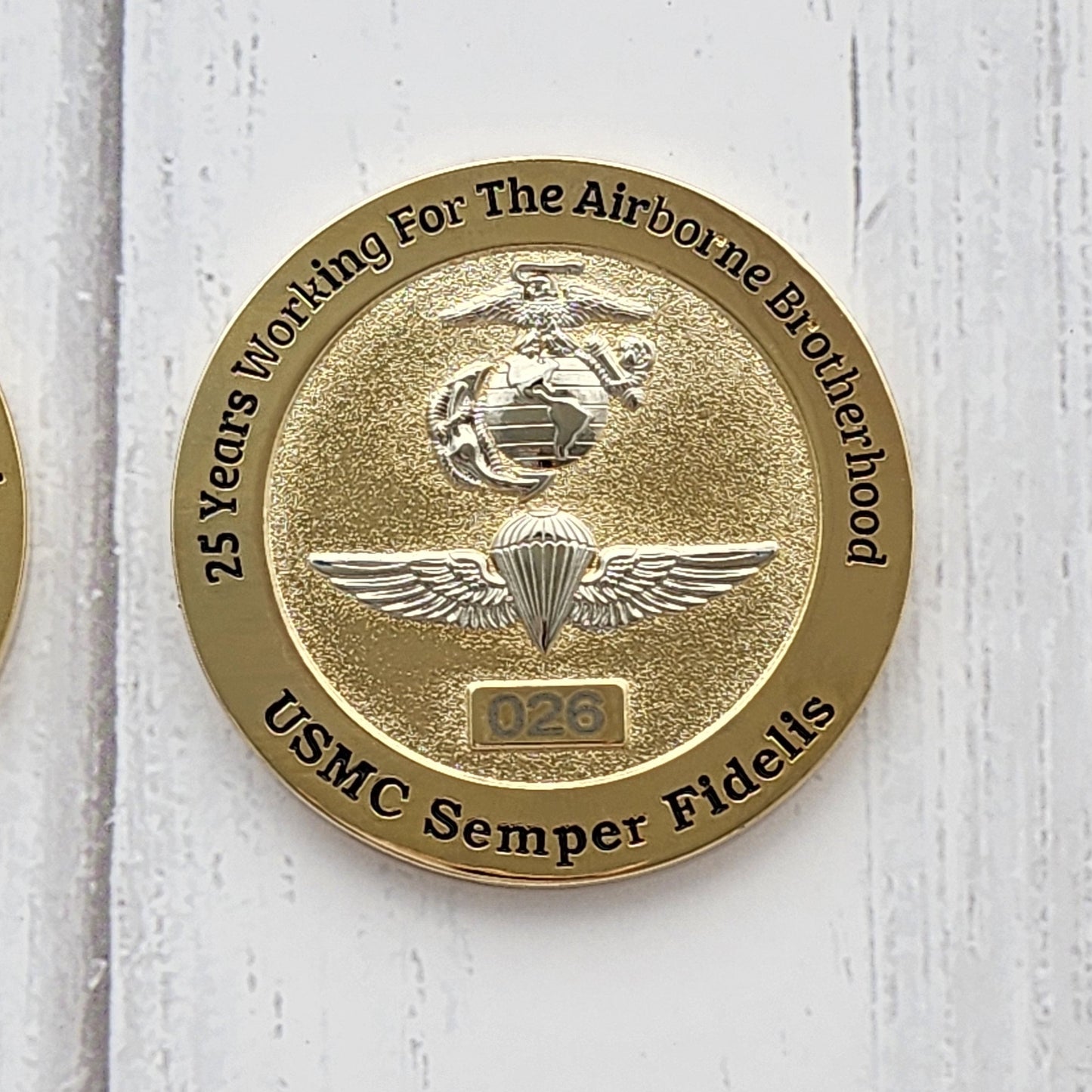 Phantom Airborne Brigade Marine (USMC) Challange Coin