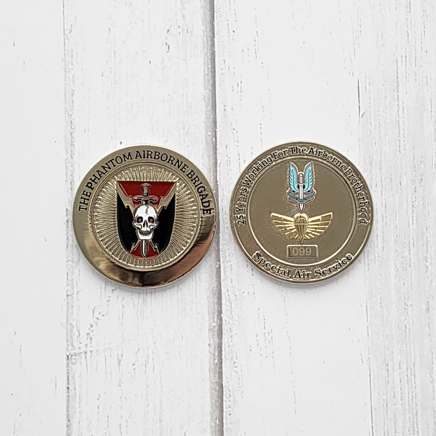 Phantom Airborne Brigade Special Air Service Challange Coin