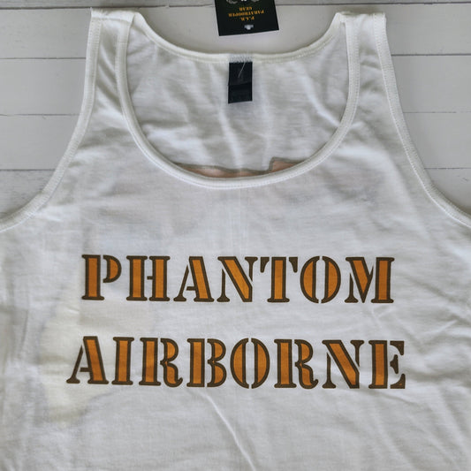 Women's White PAB Tank Top