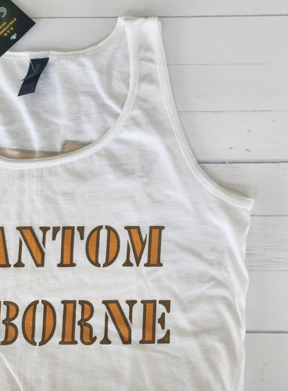 Women's White PAB Tank Top