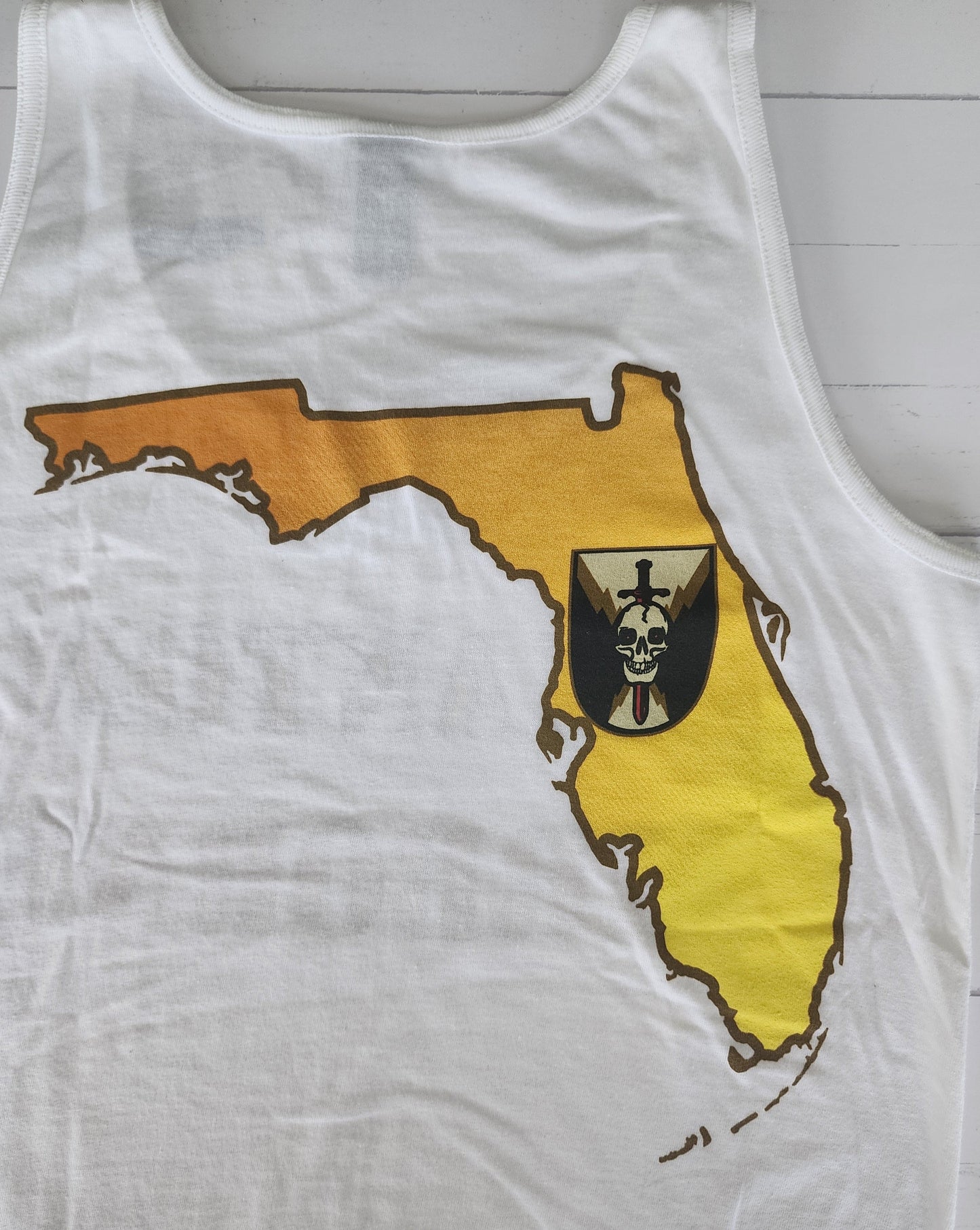 Women's White PAB Tank Top