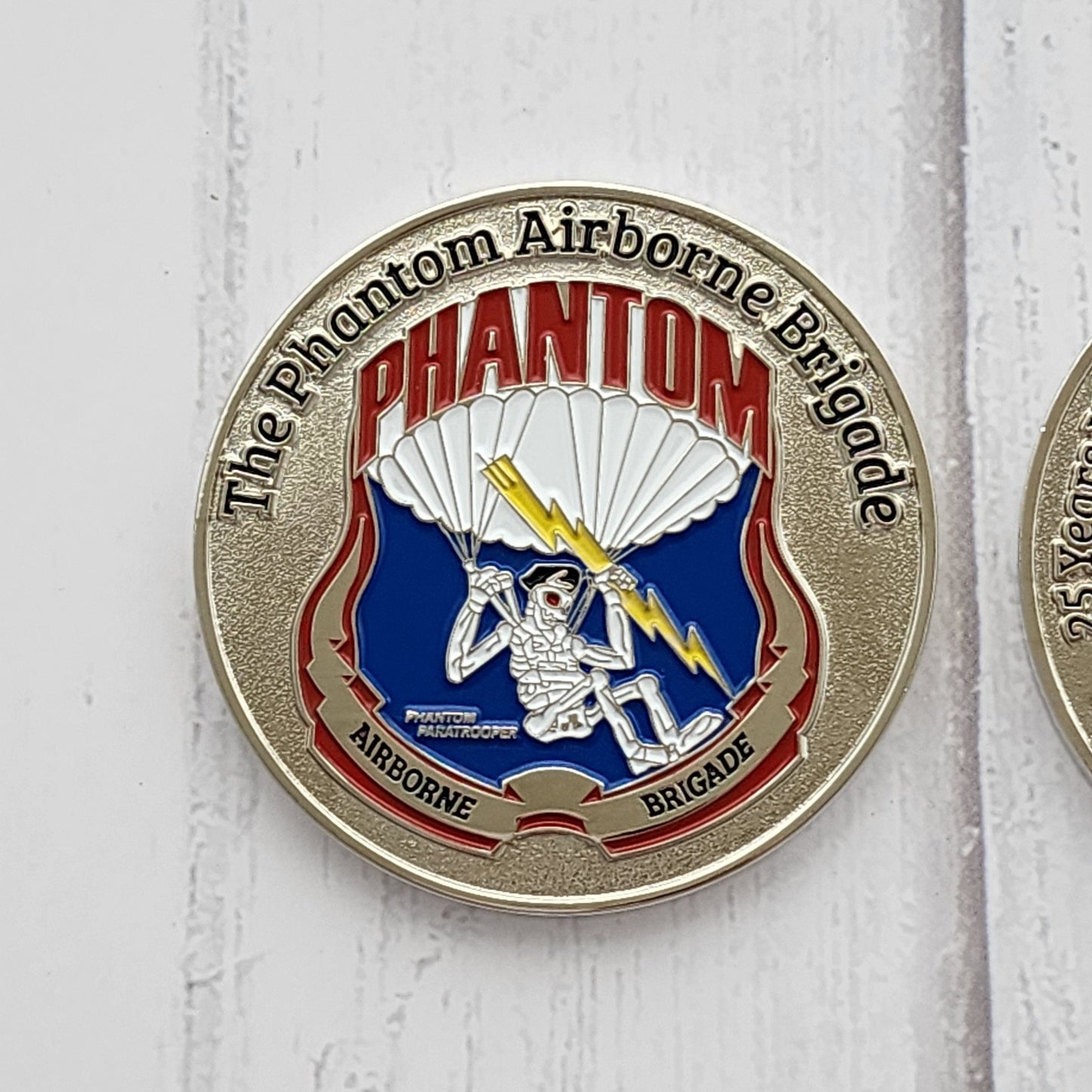 Phantom Airborne Brigade 82nd Airborne Challange Coin