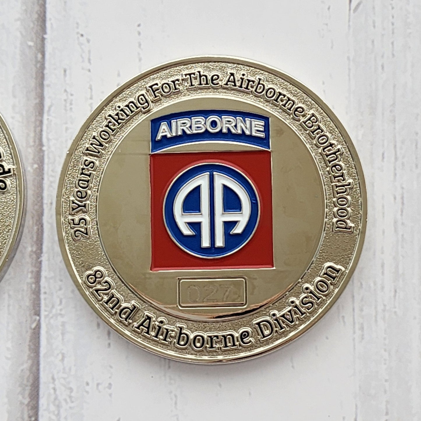 Phantom Airborne Brigade 82nd Airborne Challange Coin