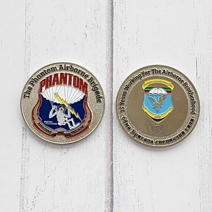 Phantom Airborne Brigade Bulgarian Challange Coin
