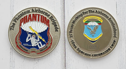 Phantom Airborne Brigade Bulgarian Challange Coin
