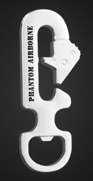 Phantom Airborne Snap Hook Bottle Opener Coins