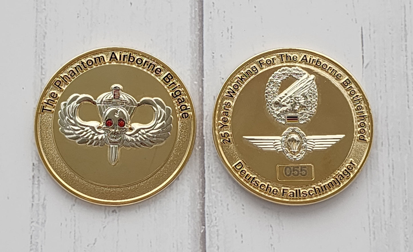 Phantom Airborne Brigade German Paratrooper Challange Coin