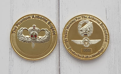 Phantom Airborne Brigade German Paratrooper Challange Coin