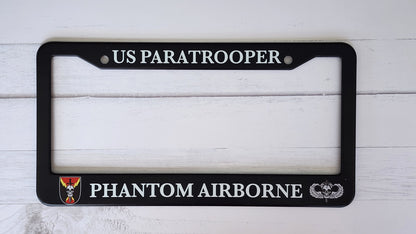 Phantom Airborne License Plate Frame