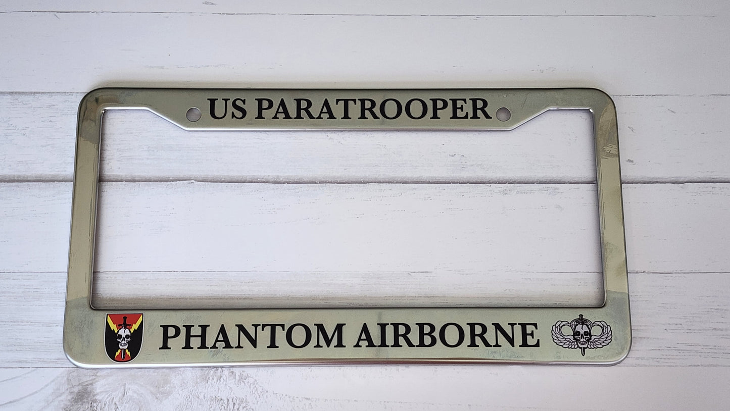 Phantom Airborne License Plate Frame