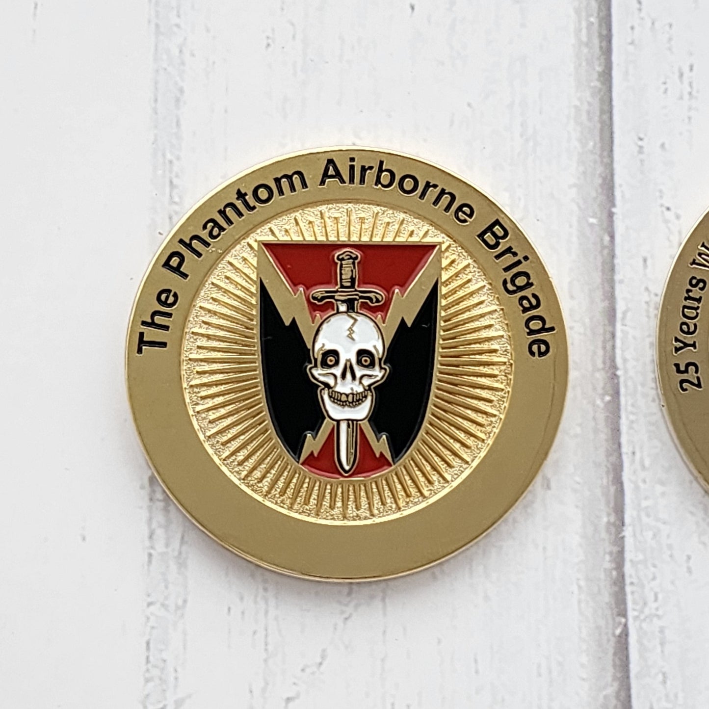 Phantom Airborne Brigade Marine (USMC) Challange Coin