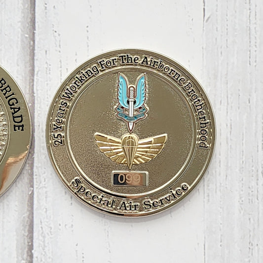 Phantom Airborne Brigade Special Air Service Challange Coin