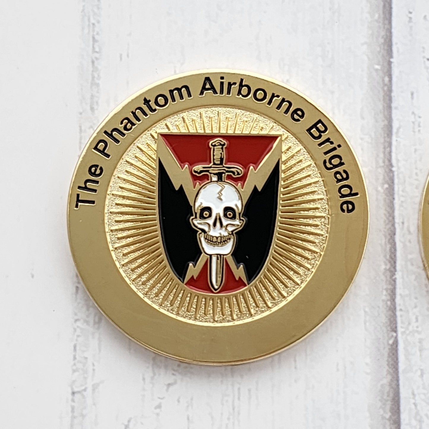 Phantom Airborne Brigade Special Forces Challange Coin