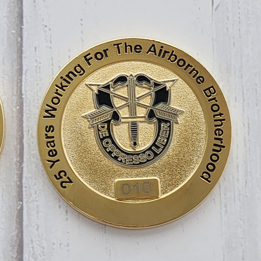 Phantom Airborne Brigade Special Forces Challange Coin