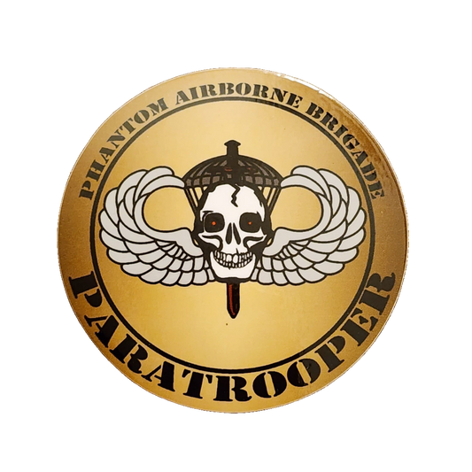 Phantom Airborne Brigade Paratrooper Sticker