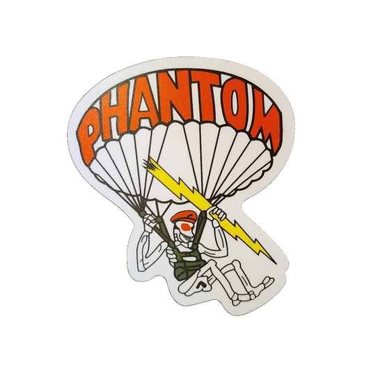Dead Carl Parachute Sticker