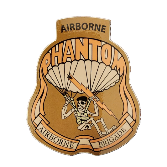 Phantom Airborne Brigade Subdued Patch Sticker