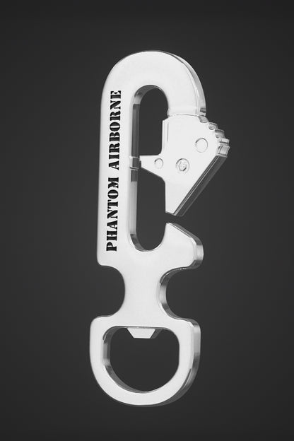 Phantom Airborne Snap Hook Bottle Opener Coins