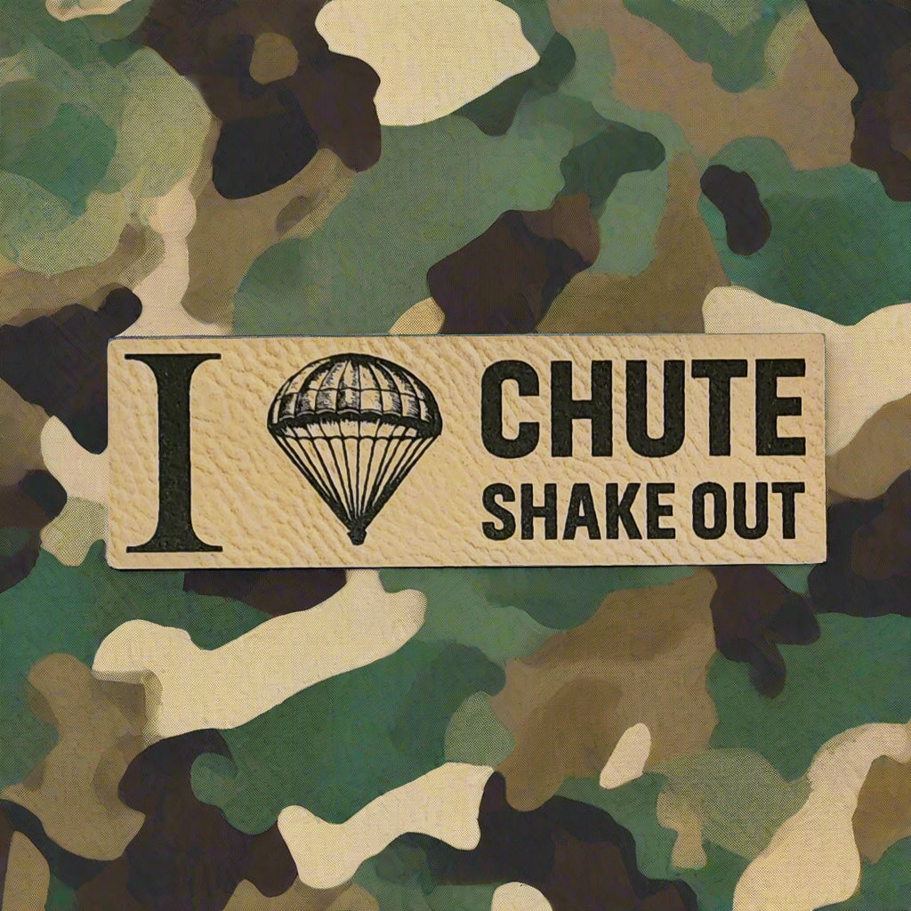 "I Love Chute Shake Out" Patch
