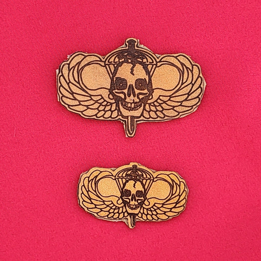 Phantom Airborne Brigade Jump Wings Leather Patch